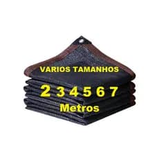 Tela Sombrite 85% Premium Com Ilhós e Acabamento Reforçado Diversos tamanhos