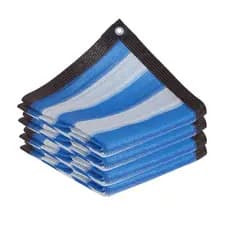 Sombrite com Acabamento piscina Garagem Horta e Pergolado Azul e Branco, Diversos Tamanhos tela