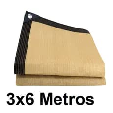 Sombreiro com acabamento 3x6 até 90% Proteção UV  Sombrite