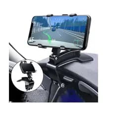 Suporte de Celular para Carro - Rotação 360°, Multiuso Painel, Volante, Quebra Sol, Retrovisor