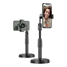 Suporte Base para Celular de Mesa 540º Ideal para assistir videos e fazer filmagens Tripe 360º
