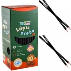 Lapis de Escrever Preto - Caixa com 144 unidades N°2 Excelente Qualidade 🚚 ENTREGA RÁPIDA