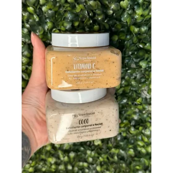 Esfoliante Corporal e Facial Toque especial