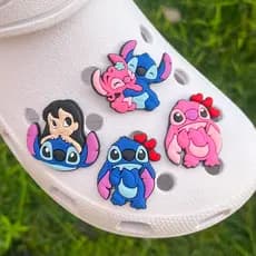 Kit Pins Stitch | enfeite para sapato babuche | acessório para sandália