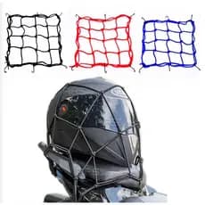 Elástico Rede Aranha P/ Capacetes e Carga 35x35cm Motos Bagageiro G76