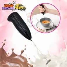 Mini Mixer Misturador de Bebidas e Liquidos em Geral Cappuccino /Pilha AA Bater Leite/Chocolate Ovo