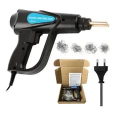Máquina Pistola de Solda Plástico 70w Grampeador Quente Elétrico Repara Lataria 220v com 200 Grampos