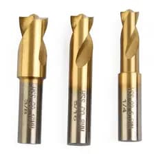 Kit 3 Broca Cortador De Solda Aço Hss Titânio Resistente