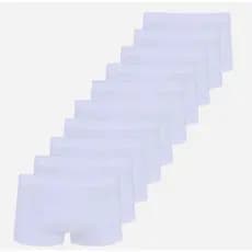 Cuecas Boxer Branca 15 Unidades Tecido Premium
