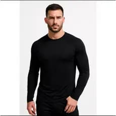 Camisa Térmica Proteção Uv 50+ Segunda Pele Camiseta Blusa Malha Fria Unissex Academia Manga masculina Longa Moda fenix