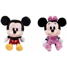 Pelúcia Original Disney Mickey ou Minnie Big Head - Escolha