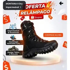 Coturno militar GUARTELÁ Montana 2 Dry - Impermeável - Com Nota Fiscal e Garantia-