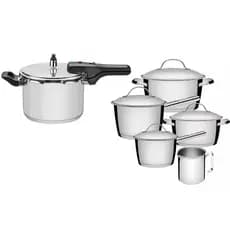 Conjunto De Panelas Tramontina Allegra 6 Peças Inox
