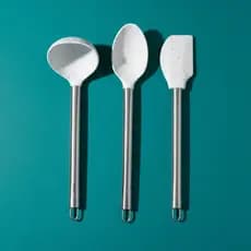 Kit De Utensílios Duo Em Silicone Brinox
