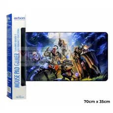 Mouse Pad Gamer Extra Grande 70x35cm Personalizado PC Computador Notebook Jogos Desenhos