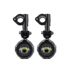 Par de Luzes Auxiliares para Moto Led Luz de Nevoeiro
