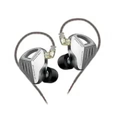 Fone De Ouvido Kz Zvx Musicos Dj Gamer Profissional Cor Cinza