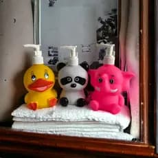 Porta Sabonete Dispenser de shampoo e sabonete infantil