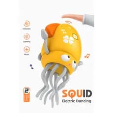Brinquedo Infantil Lula Elétrica Dançante com Música e Luzes – Squid Interativo