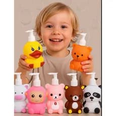 Kit 2 Porta Sabonete Líquido Infantil Decorativo 🐥🐼🐘 Escolha 2 Modelos Diferentes