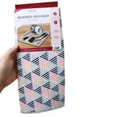 Tapete Escorredor de Louça Absorvente Secagem Rápida Para Pia Cozinha Microfibra