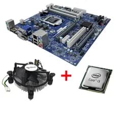 Kit Upgrade Placa-Mãe LGA 1150 + Processador Intel Core i3 4ª Geração