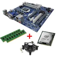 Kit Placa Mãe Upgrade POS-EIB85CZ LGA 1150 + Processador Intel Core i3 4ª Geração + Cooler + 4GB DDR3 RAM