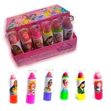Batons princesas Infantil/ Lápis Labial Princesas da Disney belos batons das mais adoradas princesas da Disney batom