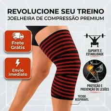 Faixa De Compressão Multiuso Proteção Joelhos Coxas Cotovelo