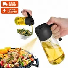 Borrifador Para Azeite Spray De Vidro 430Ml