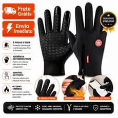 Luva Motoqueiro Impermeável Térmica Inverno Frio Touch