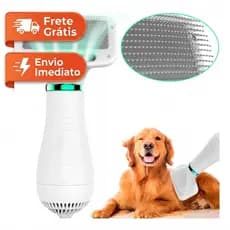 Aparelho 2 Em 1 Para Secar E Alisar Pets Portátil 110V