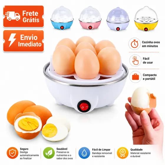 Cozedor De Ovos Elétrico A Vapor