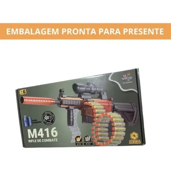 Brinquedo Para Se Diverti Com Amigos-Rifle De Combate Modelo - (M-416)