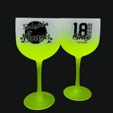 Kit 50 Taças de GIN degradê 580ml para Festas, Eventos, Drinks, Aniversários - Personalizadas
