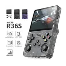 Mini Video Game Portátil R36S Games Retro 15000 Jogos 64gb T&Z R36S