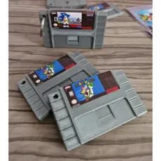 Chaveiro cartucho de super nintendo