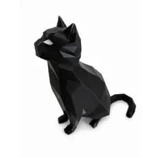 Gato Low Poly Decorativo – Impressão 3D