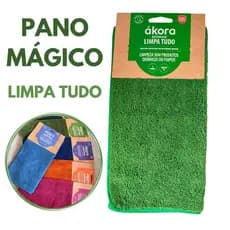 Pano Mágico Limpa Tudo Limpa Vidro Ákora Original Microfibra