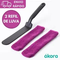 Kit Limpa Box e Blindex Limpador De Vidro Limpeza de Vãos Cantos AKORA