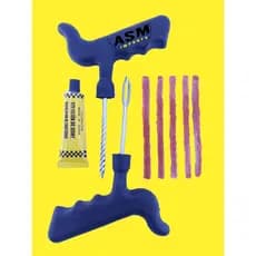 Reparo de pneu moto carro sem câmara pneus furado kit com 6 peças tipo macarrão