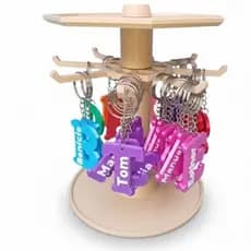 Kit Chaveiros Letras do alfabeto personalizado para identificação escolar, brindes, Lembrancinhas de aniversário. TAG