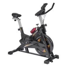Bicicleta Spinning Profissional 20KG Silenciosa Dual Belt Academia Fitness 150KG