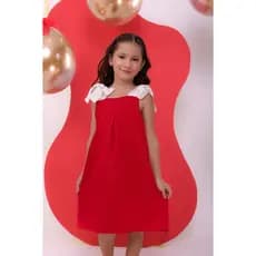 Vestido Ana Infantil Menina Final de Ano Verde e Vermelho Roupa Festa Natal Kids Luxo
