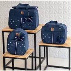 Kit Bolsa Maternidade Luxo | Kit Mala Saída Maternidade Bebê Com Mochila Menino e Menina