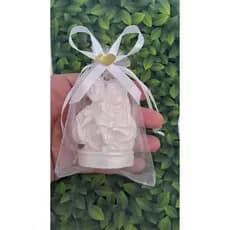 kit Com 10 Mini Sagrada Familia 7cm Perolada, Lembrancinha Religiosa, casamento, batizado.