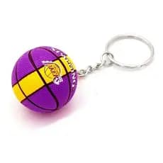 Chaveiro Bola De Basquete Nba - Los Angeles Lakers