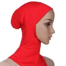 Moda Feminina Lady Ninja Capa De Cabeça De Algodão Muçulmano Lenço Hijab Chapéu.