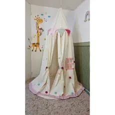 Cabaninha de Teto Florzinha Rosa/Pink cantinho da leitura/Cabaninha de brincar/Cabaninha Dossel quarto de bebê e criança