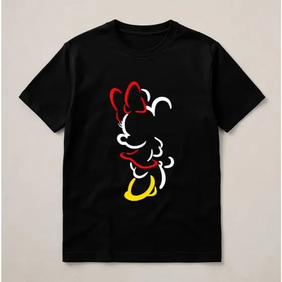Camiseta Algodão T-Shirt Personagem Geek Adulto e Infantil Menina Delicada